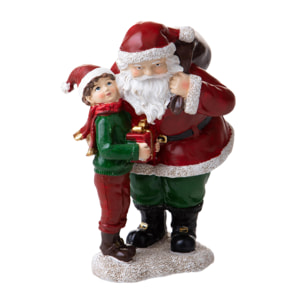 Babbo natale - Pezzi 2 - 12,5xH18x10,5cm - Bianchi Dino SpA