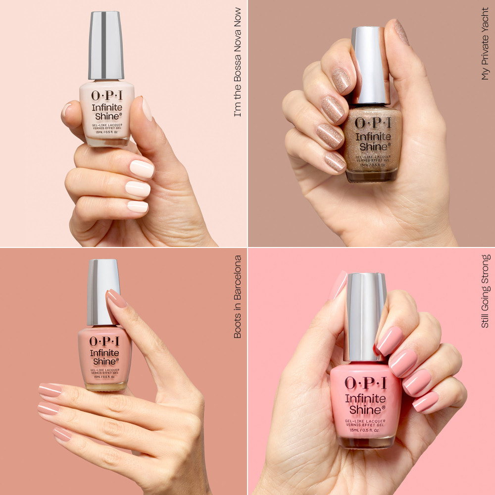 OPI Infinite Shine - Boots in Barcelona - Vernis à ongles effet gel, sans lampe, tenue jusqu'à 11 jours - 15ml