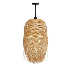 Suspension Dorva en bambou naturel