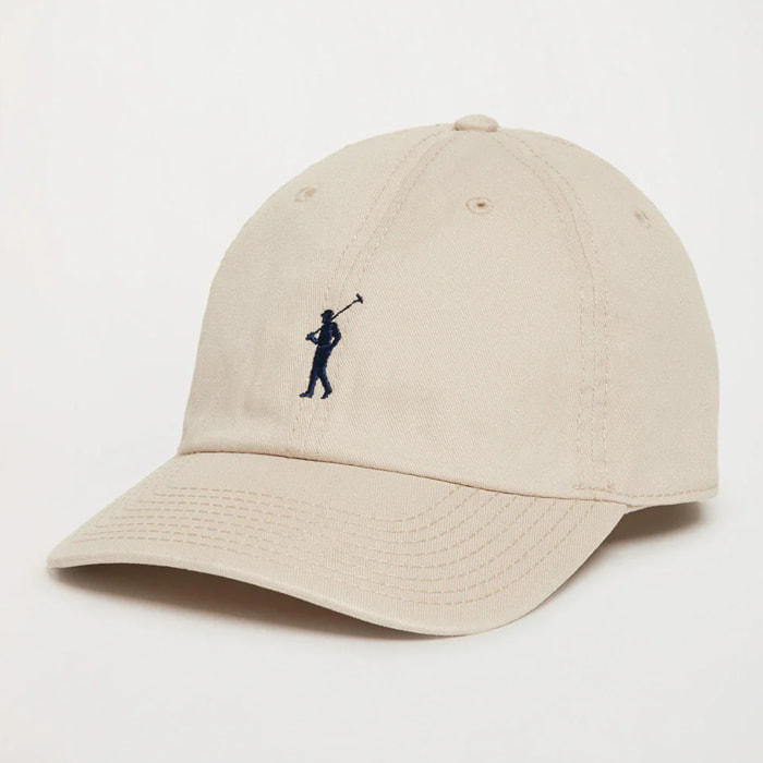 Cappellino beige con logo ricamato Rigby Go