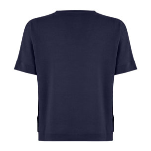 Top a maniche corte Merino Blend Top Short Sleeves