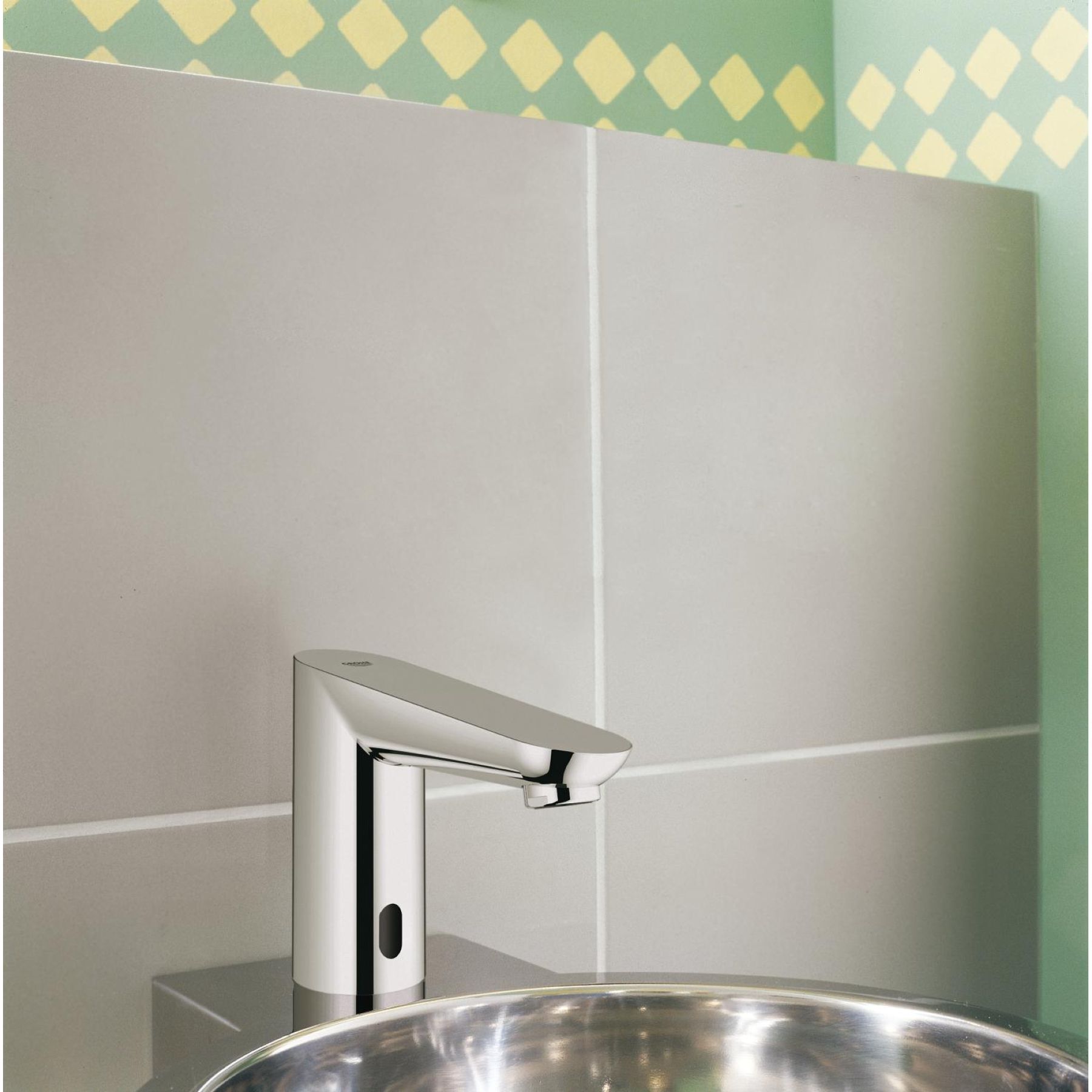 Robinet lavabo Infrarouge monofluide Euroeco Cosmopolitan E, chromé