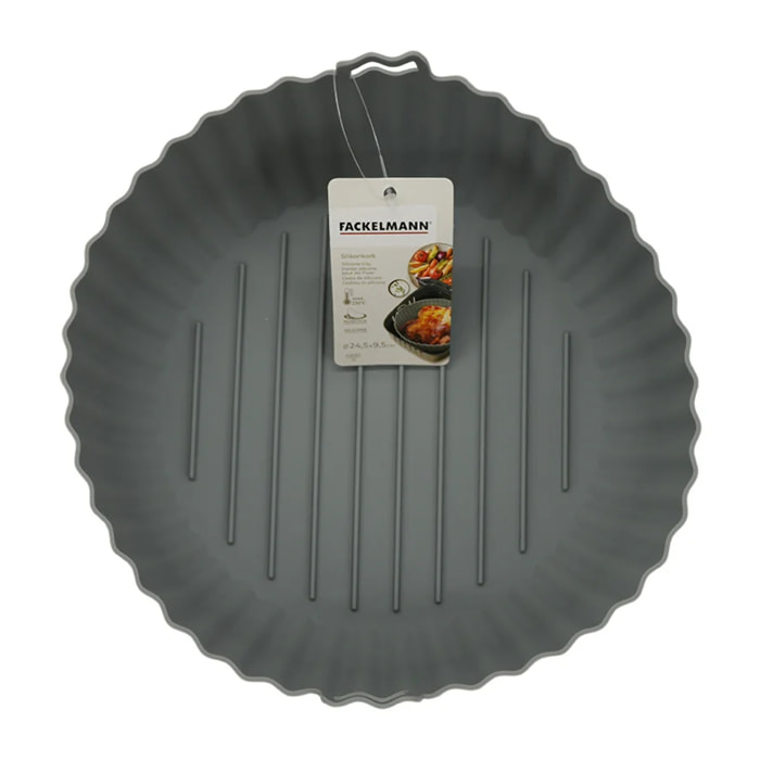 Moule en silicone air fryer rond 24,5 cm Fackelmann