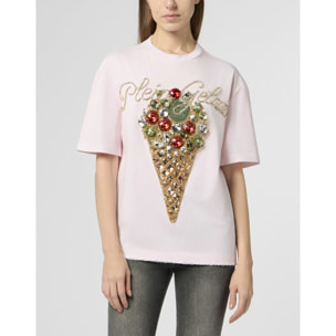 PHILIPP PLEIN Washed Man Fit T-Shirt Gelato