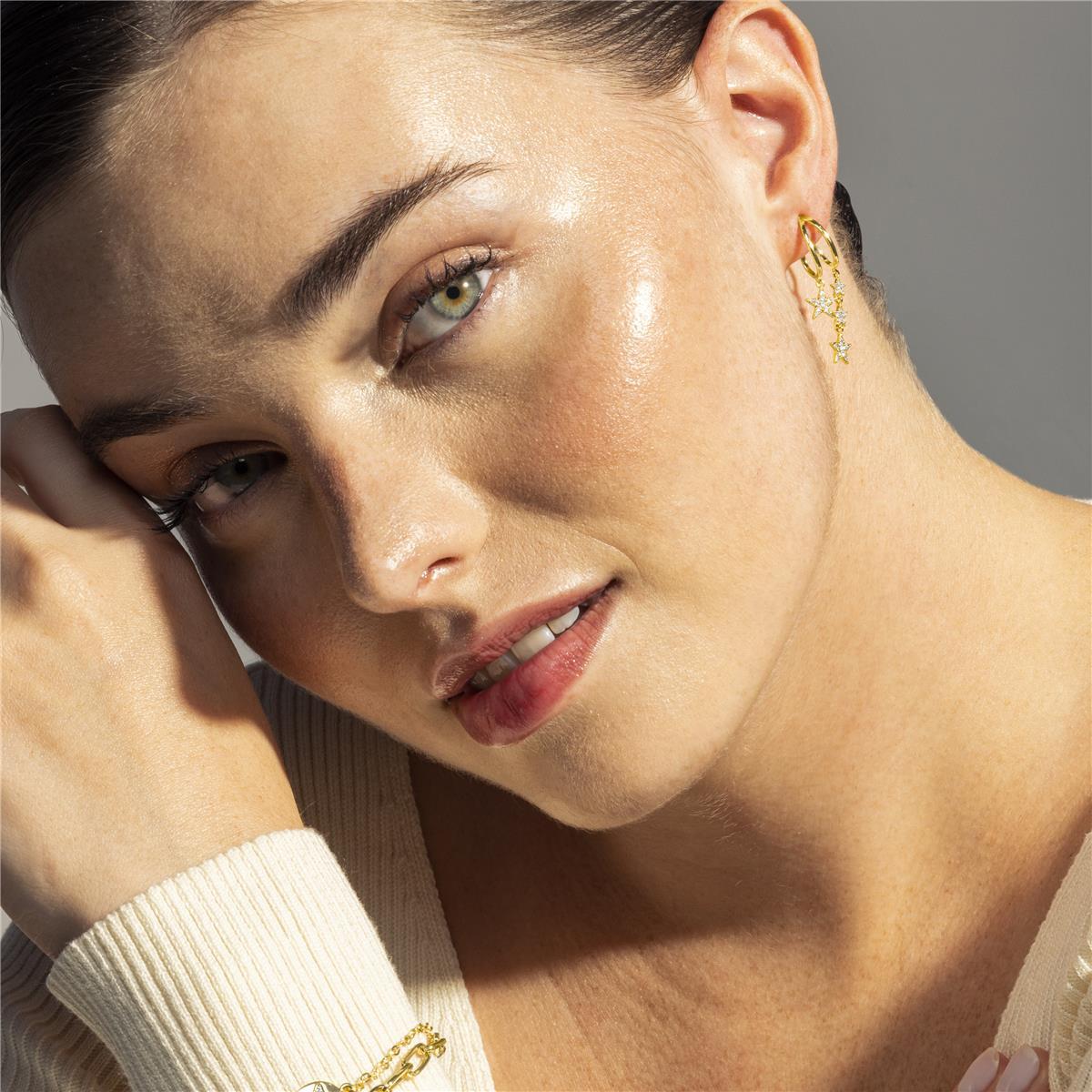 Pendientes Lux by Lux acabados en Oro amarillo de 18 Kts