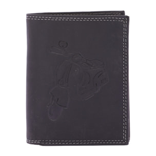 Portafoglio  da uomo In Vera pelle Made in Italy 10x13x3 cm