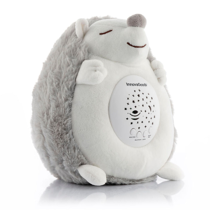 Hérisson en Peluche avec Bruit Blanc et Veilleuse Spikey InnovaGoods