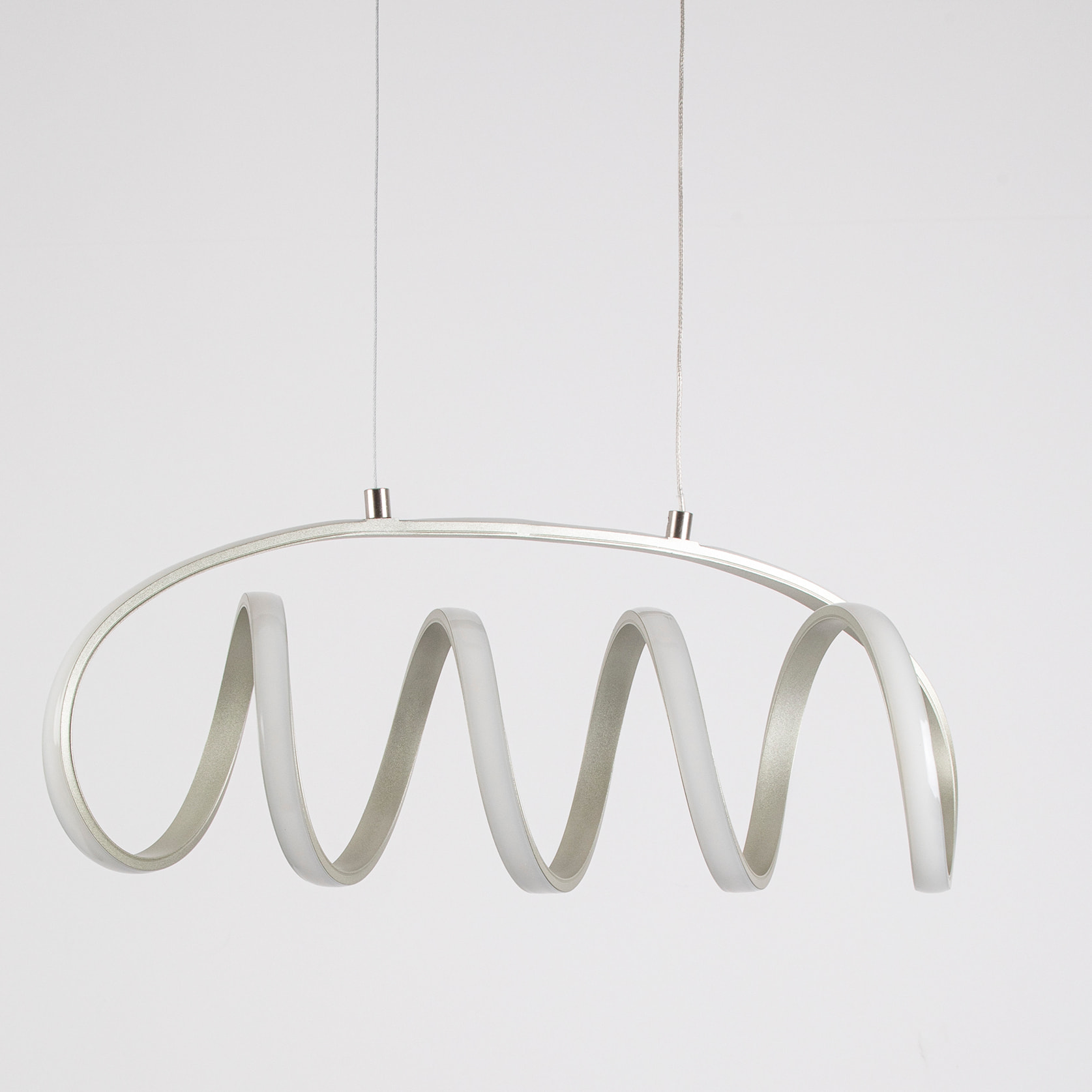 FORLIGHT Colgante LED 30W Blanco Neutro - 4000K Gris Merengo para Interior para Comedor, Sala de Estar