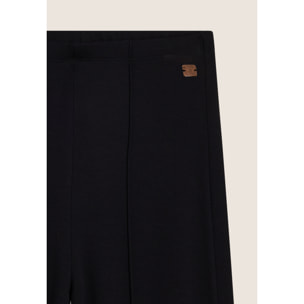 Pantalone donna in felpa viscosa con gamba dritta