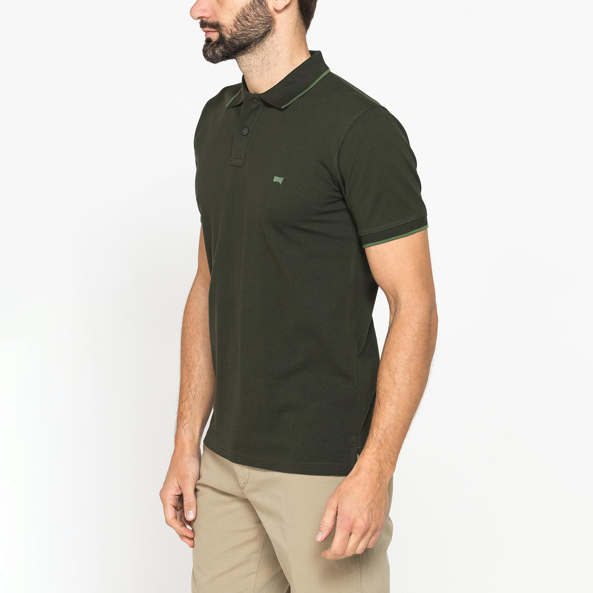 POLO A MANICA CORTA IN PIQUET DI COTONE