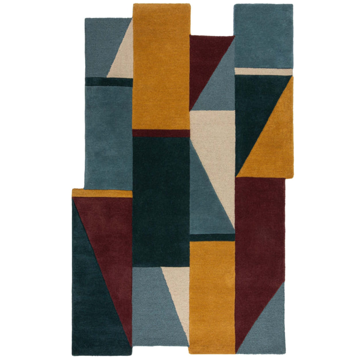 Tapis en laine SHUFFLE Multicolore