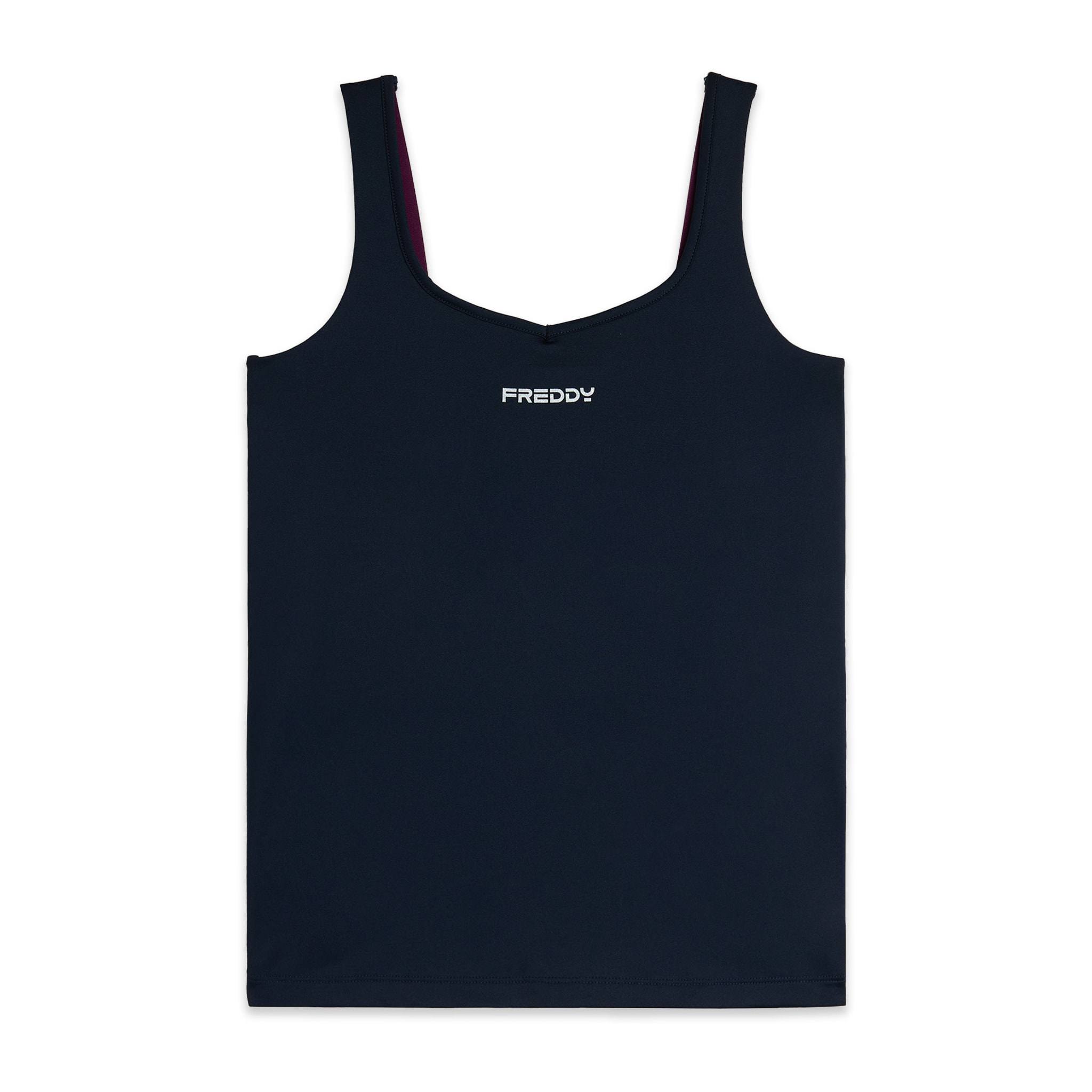 Canotta sportiva con reggiseno integrato