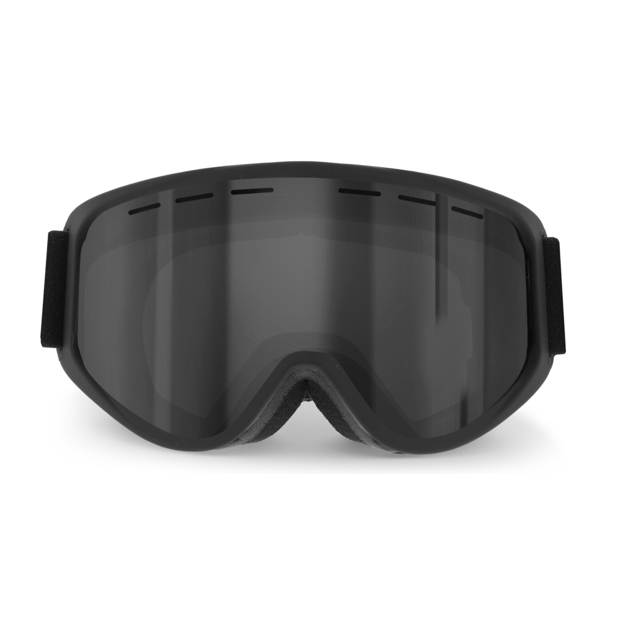 Gafas de esquí OCEAN ICE - Negro / Ahumada con borde negro