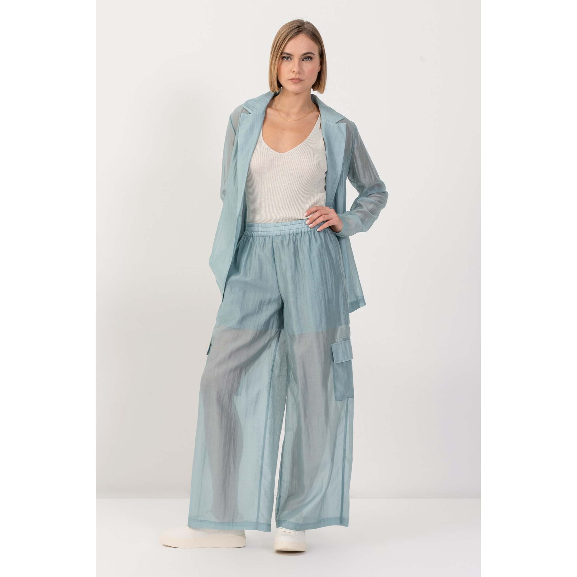 Kocca - Top in maglia lurex Donna, Fantasia, Scollo ampio