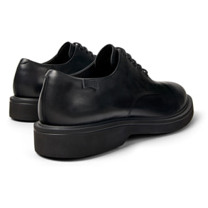 Zapatos de cordones - CAMPER Norman - Negro - Cuero liso