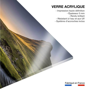 Tableau cascade o - kirkjufell islande Tableau plexiglas