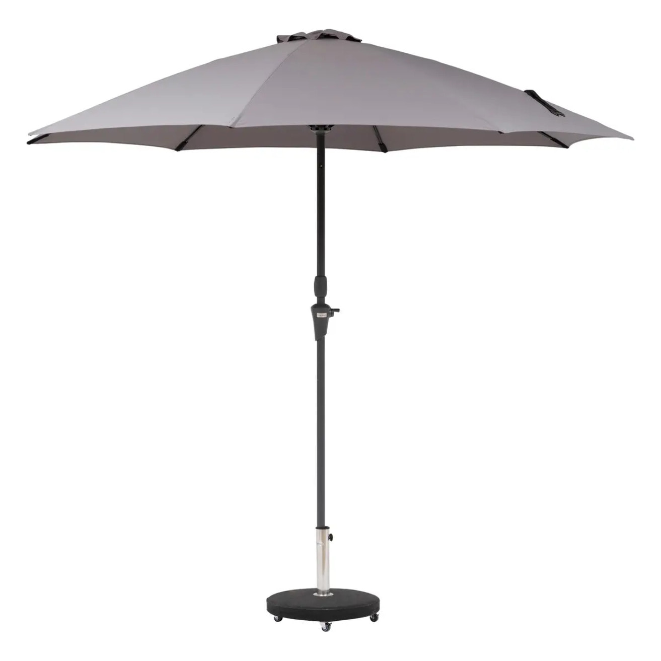 Parasol droit rond Sisko Ardoise