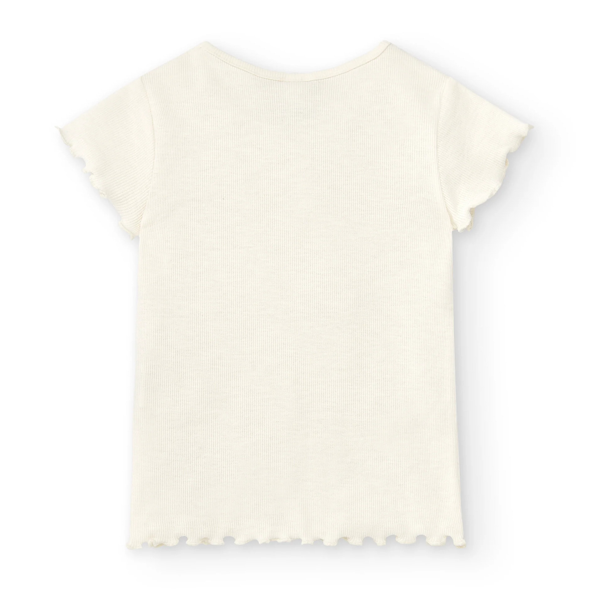 Camiseta de niña crudo