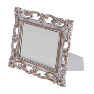 Porta foto smerlato tessuto teddy - 10xH16x2cm - Pezzi 3 - Bianchi Dino SpA