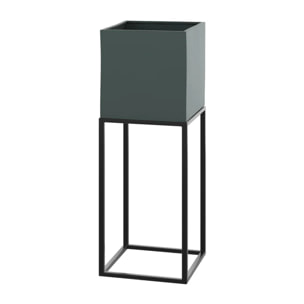 Cache-pot en métal bleu gris (lot de 3) - Eagle