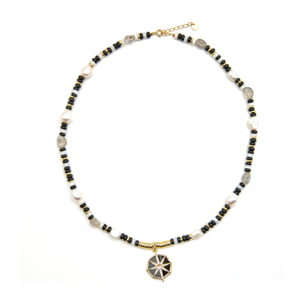 Collar Nanys acabado oro amarillo 18k