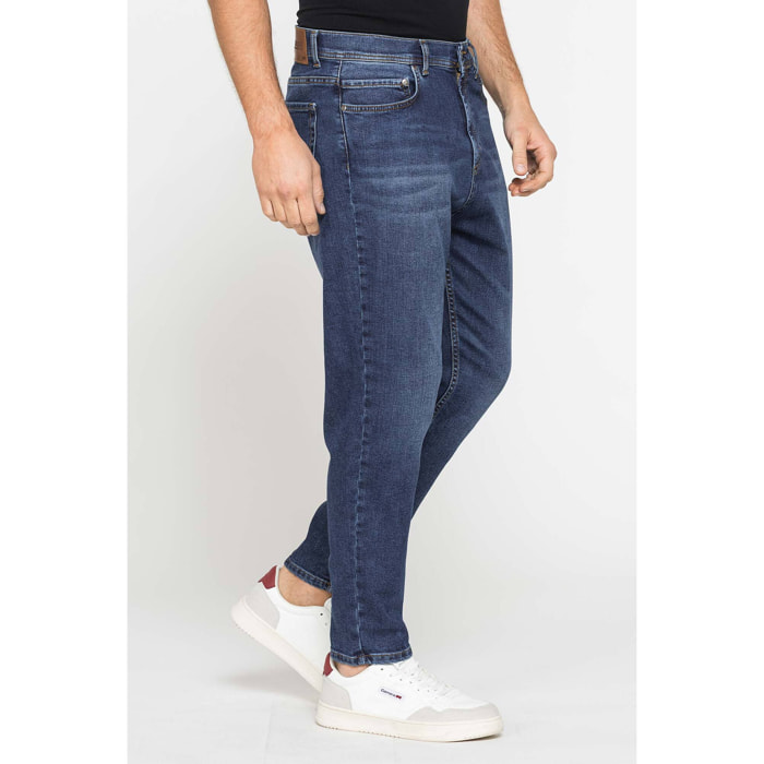 JEANS 5 TASCHE MOD. 739 FIT CARROT IN DENIM STRETCH 12 oz