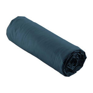 Drap Housse Uni 100% Percale de Coton ORIGINE - Bleu Foncé