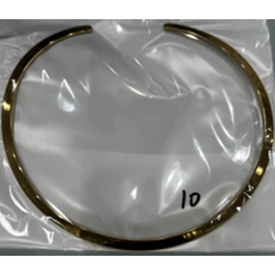 Collar Sibza acabado oro amarillo 18k