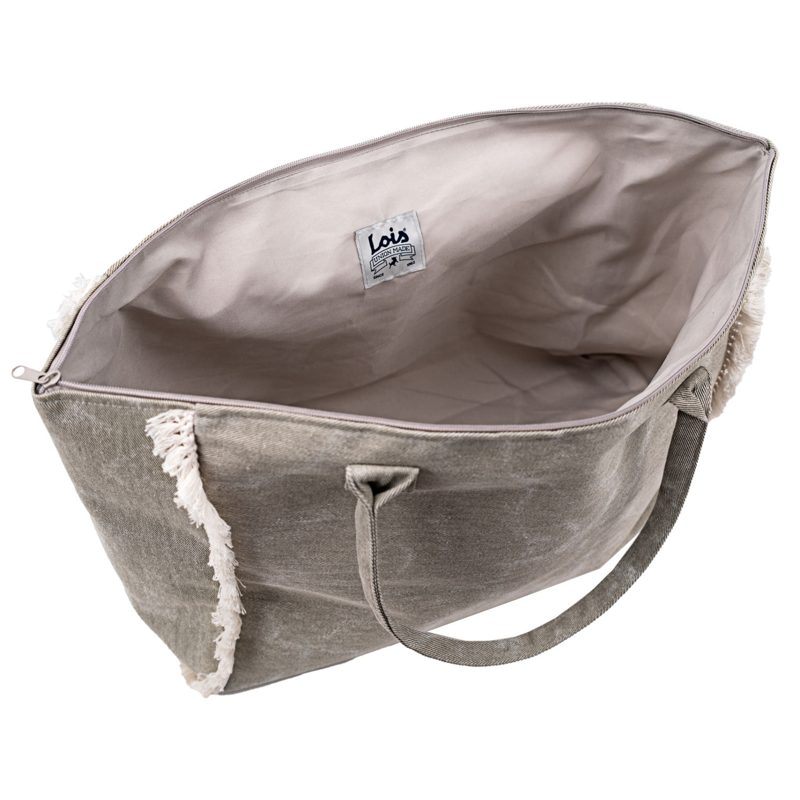 Bolso De Playa Lois Galwey Kaki