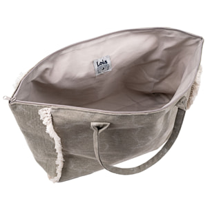 Bolso De Playa Lois Galwey Kaki