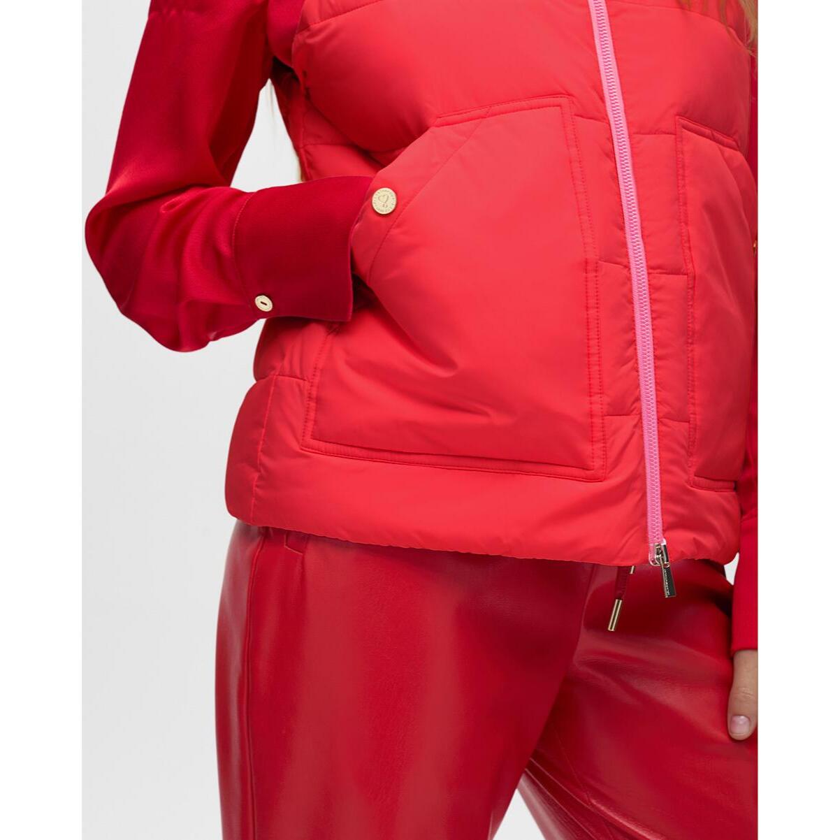 Gilet Corto Imbottito a Contrasti