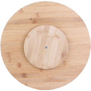 Plateau COOK CONCEPT rond tournant en bambou M12 - 35cm