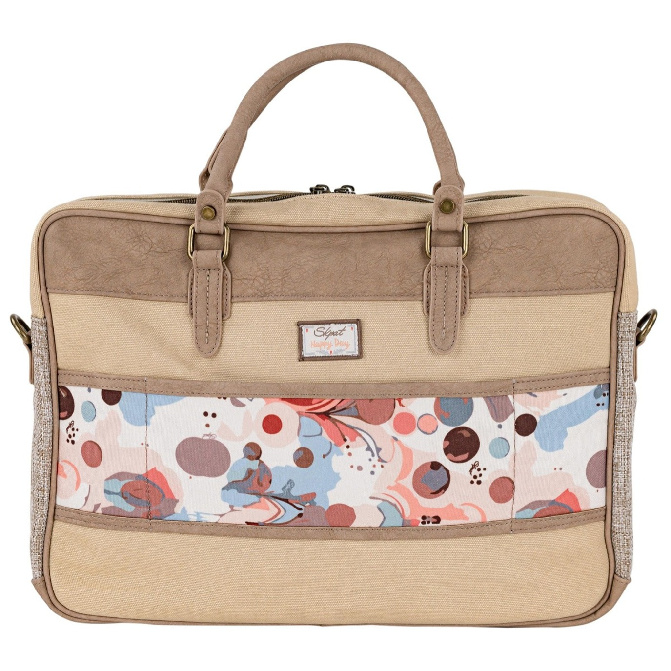 Bolso Maletin Portaordenador Mujer Skpat Leyre Taupe