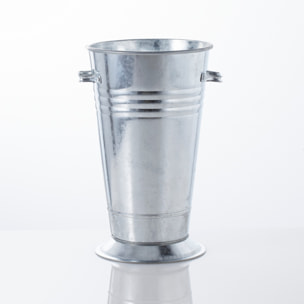 Tomasucci vaso / secchiello porta bottiglia AMERIKA argentato