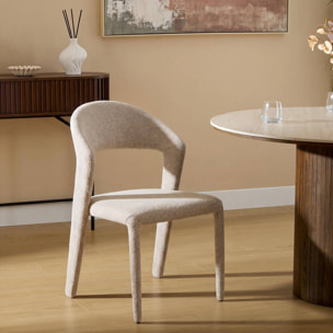 Lot de 2 Chaise Almée H.88cm beige