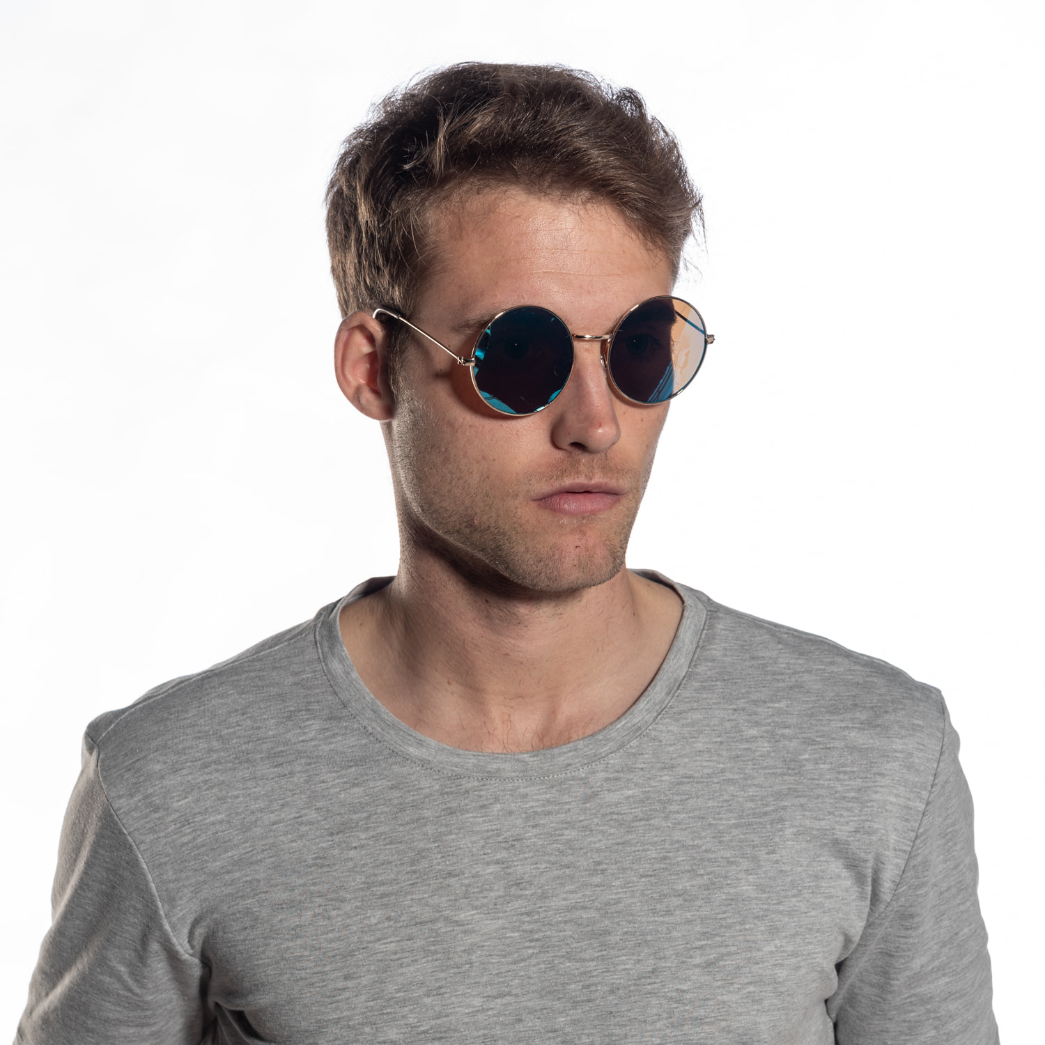 Gafas de sol PALO ALTO INSPIRATION VI - Lente revo oro brillante y azul cielo
