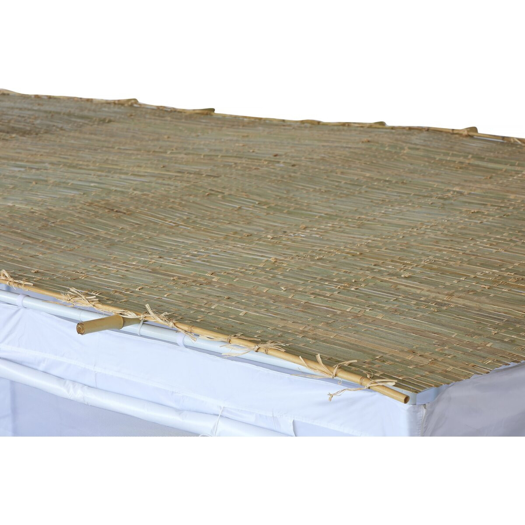 Rouleau de bambou  skhah souccah 110 x 310 cm avec fil de coton "Haya"