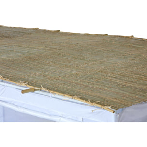Rouleau de bambou  skhah souccah 110 x 310 cm avec fil de coton "Haya"