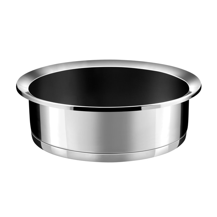 Ycône - Sauteuse 24cm inox revêtement Greblon C3