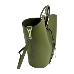 Borsa a mano Cheval Firenze Clara Verde Militare