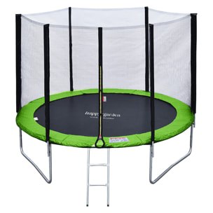 Trampoline réversible avec accessoires -