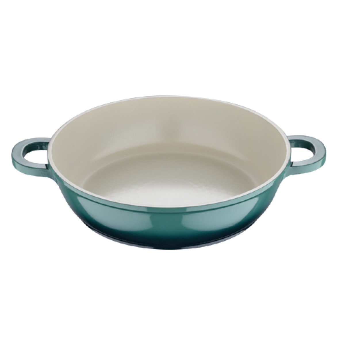 Olla baja con tapa Ø24X6.5CM cast aluminio Bergner