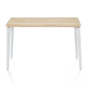 Mesa de estudio Padma Blanco - Roble