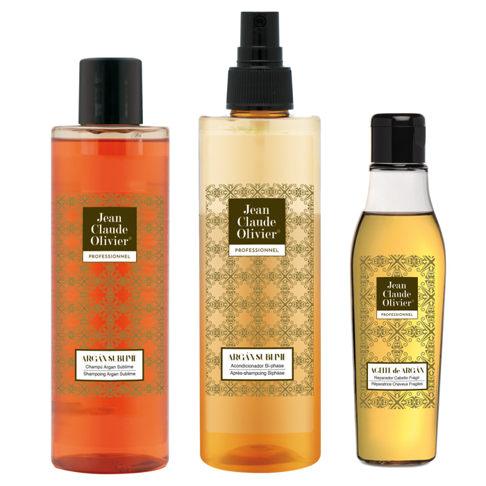 Pack dhuile dargan pour cheveux fins