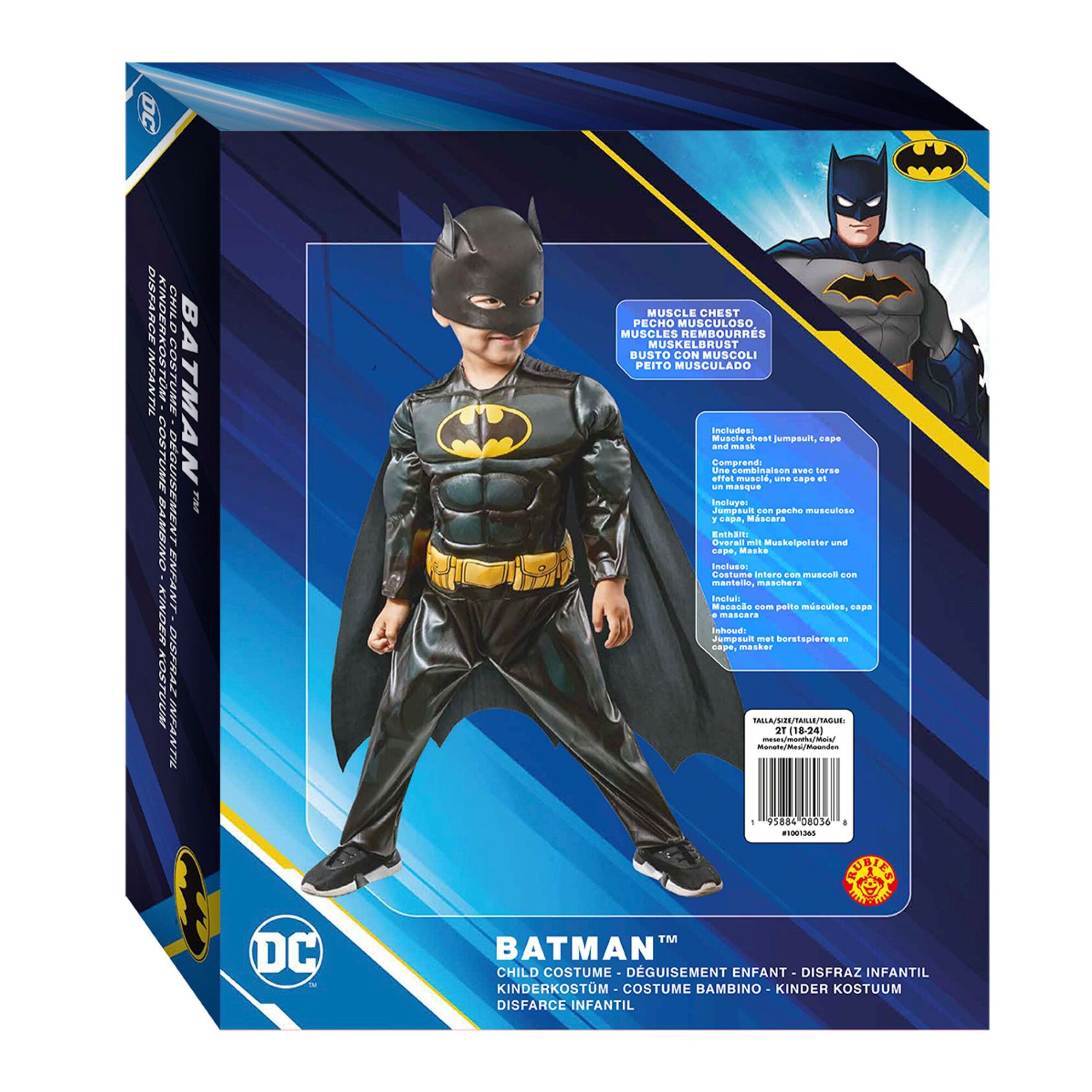 DISFRAZ BATMAN PRESCHOOL DELUXE EN CAJA