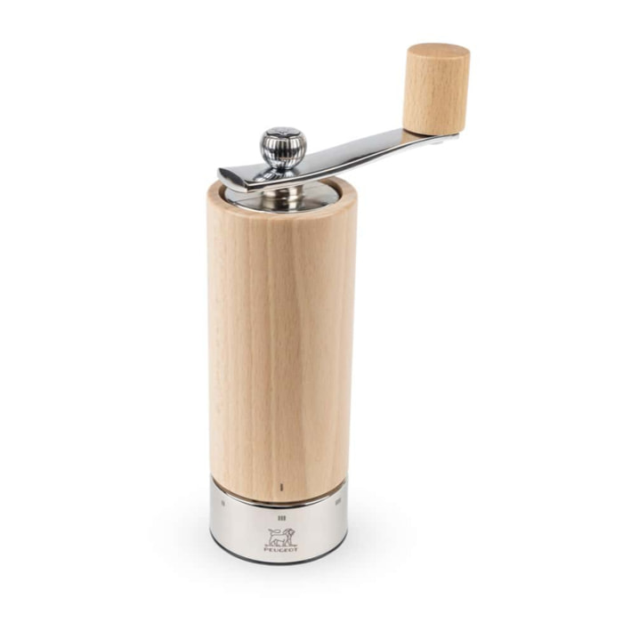 Moulin à poivre à manivelle en bois et inox, naturel, u'Select, 18 cm - 7' Isen
