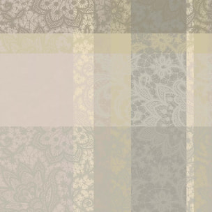 Serviette pur coton motif jacquard beige Mille dentelles naturel