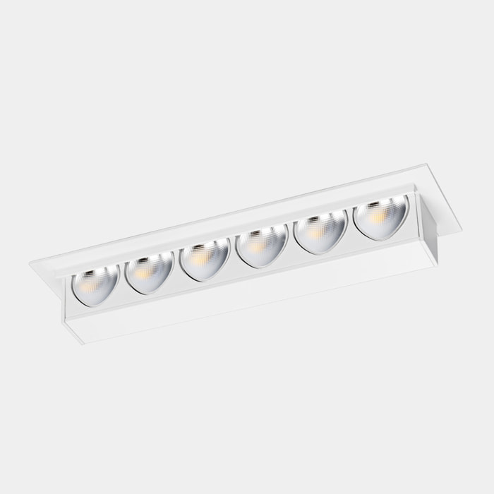 LEDS C4 Downlight Bento Wall Washer 6 LEDS 6 Blanco cálido - 2700K CRI 90 Blanco IP20 421lm