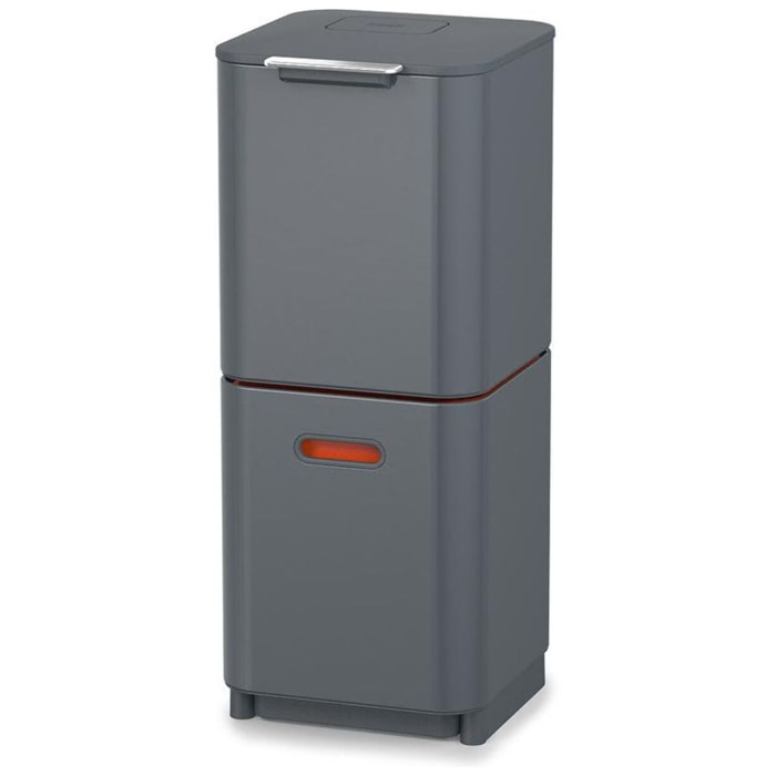 Poubelle tri sélectif JOSEPH JOSEPH Totem Compact 40L Graphite