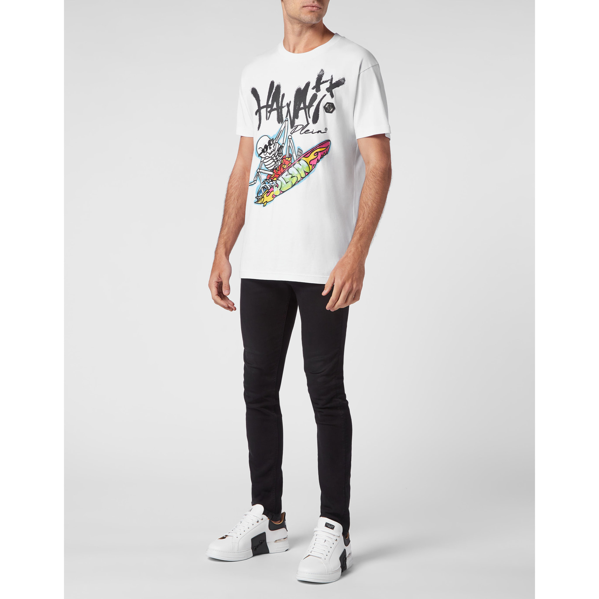 PHILIPP PLEIN T-Shirt Round Neck HAWAII